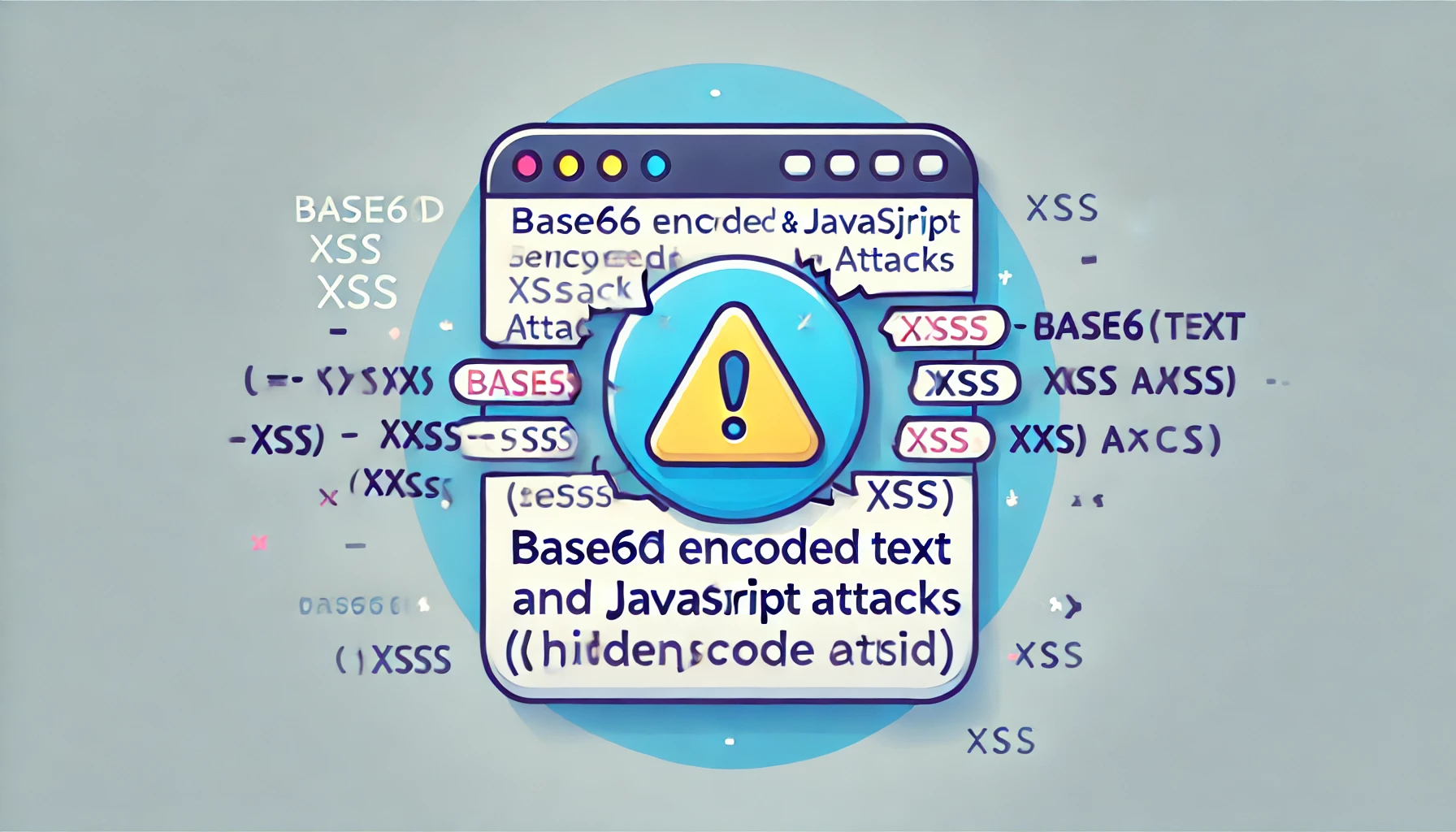 Image-based XSS attack concept